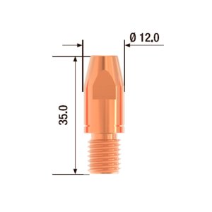 FUBAG Контактный наконечник M10х35 мм CuCrZr D=1.0 мм (25 шт.) в Саратове фото