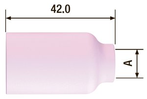 FUBAG Сопло керамическое для газовой линзы №7 ф11 FB TIG 17-18-26 (2 шт.) в Саратове фото