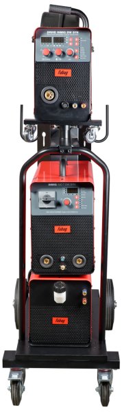 Сварочный полуавтомат INMIG 500T DW SYN + Подающий механизм DRIVE INMIG DW SYN + Шланг-пакет 5 м + Горелка FB 500 3 м + Блок жидкостного охлаждения + Тележка в Саратове фото