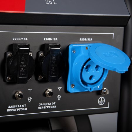 Бензиновый генератор с электростартером и коннектором автоматики FUBAG BS 7500 A ES в Саратове фото