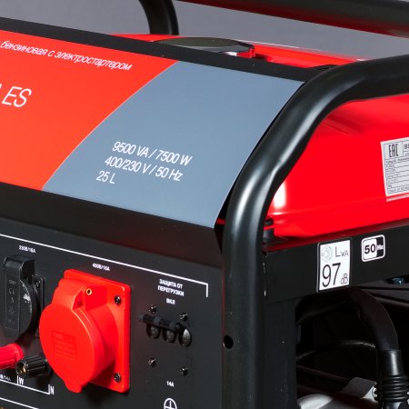 Бензиновый генератор FUBAG BS 8000 DA ES (трехфазный) с электростартером и коннектором автоматики в Саратове фото