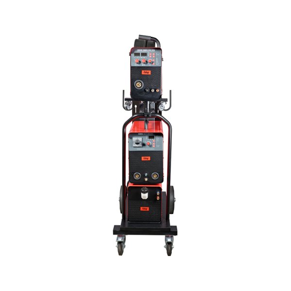 Полуавтомат сварочный FUBAG INMIG 500T DW SYN + подающий механизм DRIVE INMIG DW SYN + шланг-пакет 5 метров 70 мм2 14 pol с жидкостным охлаждением для INMIG 500T DW SYN + горелка FB 500 3m + блок жидкостного охлаждения Cool 70 + тележка для аппаратов в Саратове фото