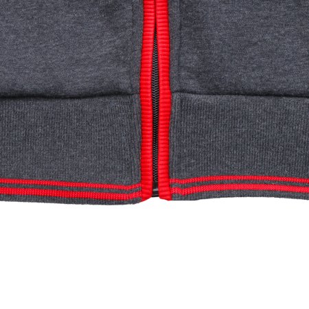 Серо-красная толстовка Fubag с капюшоном  размер M в Саратове фото