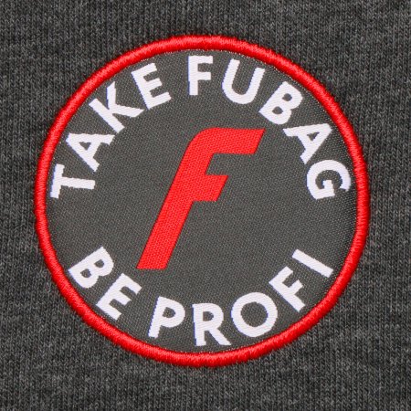 Серо-красная толстовка Fubag с капюшоном  размер XL в Саратове фото