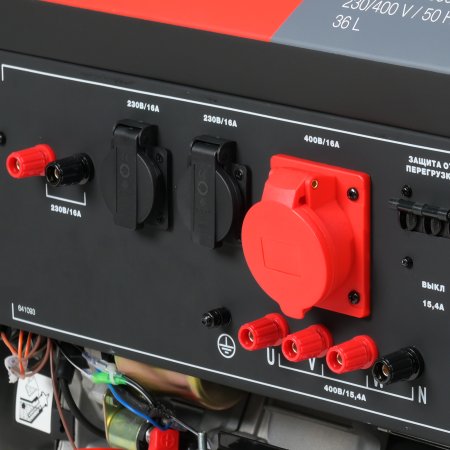 Бензиновый генератор FUBAG BS 9000 DA ES (трехфазный) с электростартером и коннектором автоматики в Саратове фото