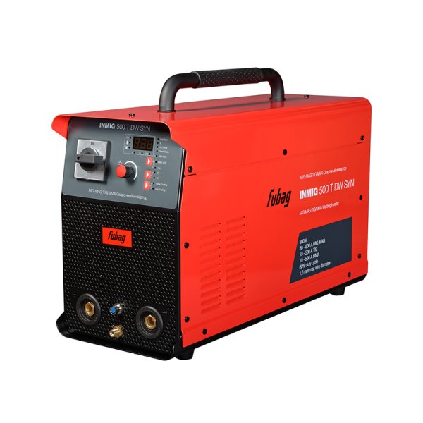Полуавтомат сварочный FUBAG INMIG 500T DW SYN + подающий механизм DRIVE INMIG DW SYN + шланг-пакет 5 метров 70 мм2 14 pol с жидкостным охлаждением для INMIG 500T DW SYN + горелка FB 500 3m + блок жидкостного охлаждения Cool 70 + тележка для аппаратов в Саратове фото