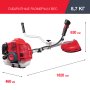 FUBAG Бензиновый триммер FPT 52 + Триммерная леска сечение витой квадрат L 130 м * 2.4 мм в ПОДАРОК в Саратове фото