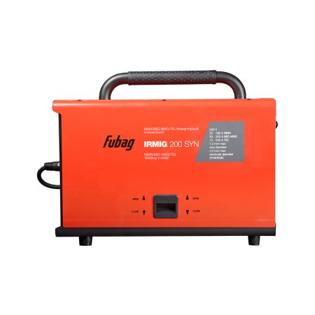 Полуавтомат сварочный FUBAG IRMIG 208 SYN PLUS (31447) + маска сварщика Хамелеон IR 9-13N S (38072) + сварочные краги на подкладке красные FWGN 10R (641180) в Саратове фото