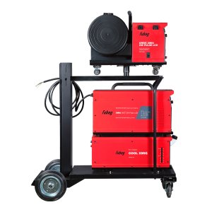 Полуавтомат сварочный FUBAG XMIG 500T DW PULSE  + подающий механизм DRIVE XMIG DW PULSE  + горелка FB 550W 3m  + блок жидкостного охлаждения Cool XMIG  + шланг-пакет 5 метров 95 мм2 14 pol с жидкостным охлаждением + тележка XM в Саратове фото