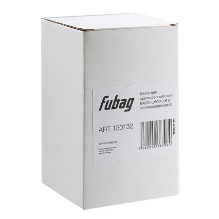 FUBAG Бачок для краскораспылителя BASIC G600, 0.6л полипропиленовый в Саратове фото