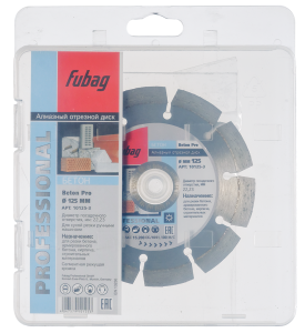 Алмазный отрезной диск FUBAG Бетон Экстра (Beton Extra) D125 мм / 22,2 мм по бетону в Саратове фото